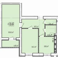 Продажа квартиры Харьков, Спортивная, Гагарина, Защитников, 60м²