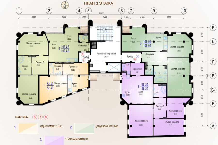 Продажа квартиры Харьков, Центр, 52м²