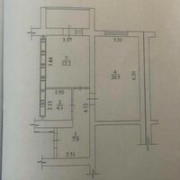 Продажа квартиры Харьков, Спортивная, Гагарина, Защитников, 46.6м²