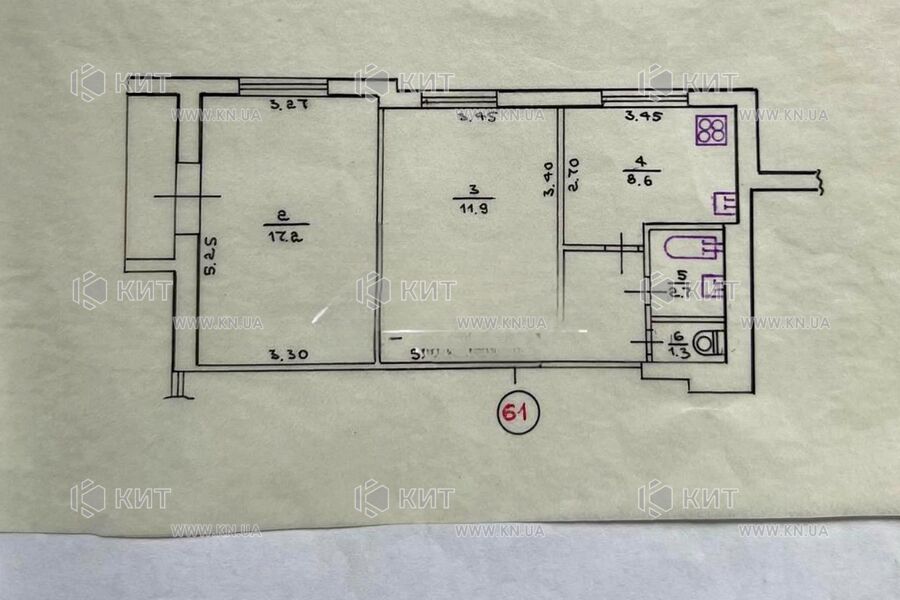 Продажа квартиры Харьков, Салтовка, 625 мрн., 51.4м²