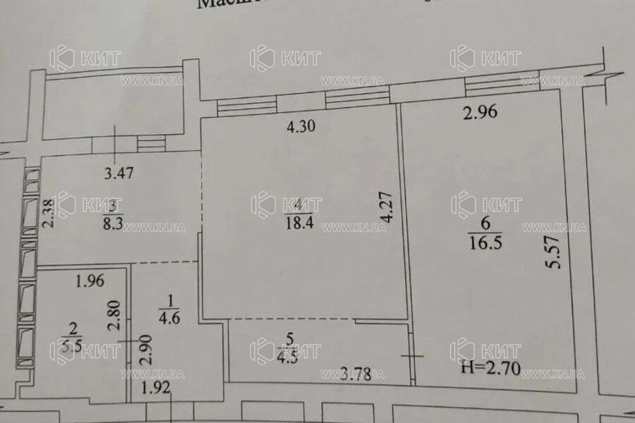 Продажа квартиры Харьков, Салтовка(Бараб.,Украина), 60м²