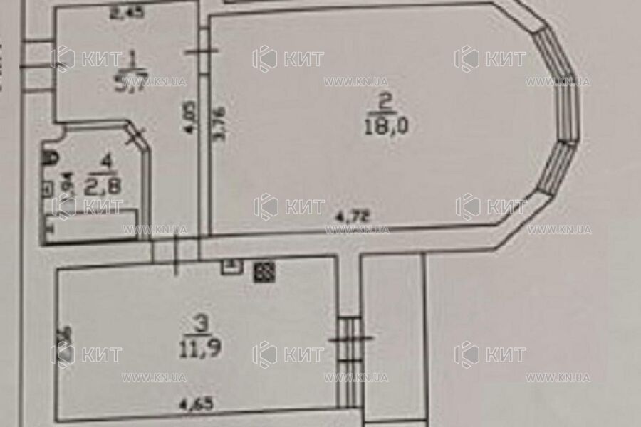 Продажа квартиры Харьков, Алексеевка, 40м²