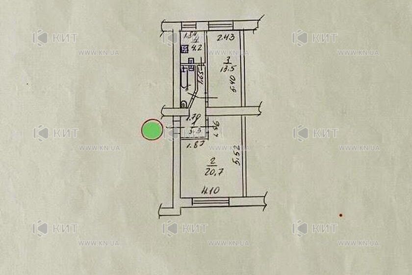 Продажа квартиры Харьков, Центр, 46.3м²