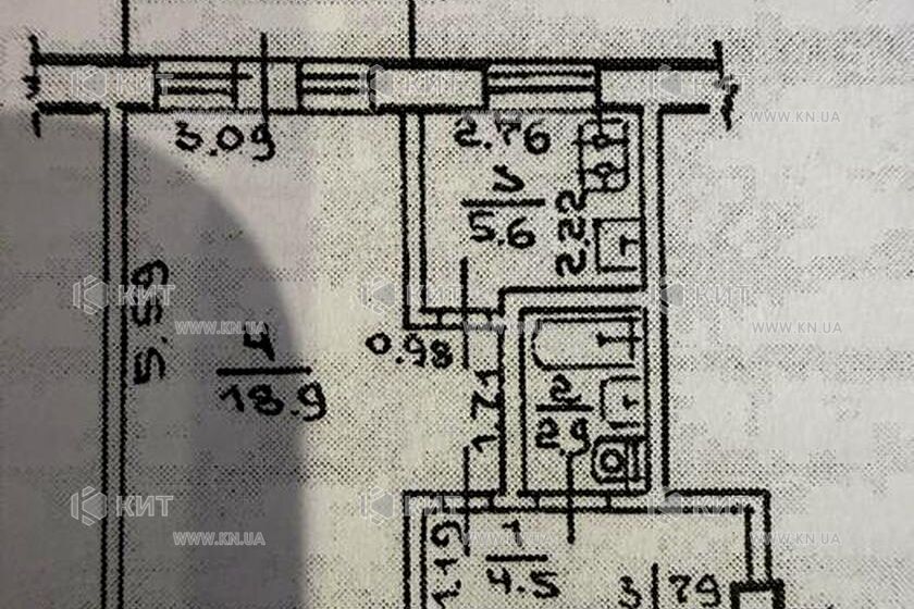 Продажа квартиры Харьков, Новые дома, 32.8м²