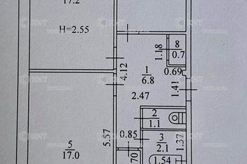 Продажа квартиры Харьков, Новые дома, 62м²
