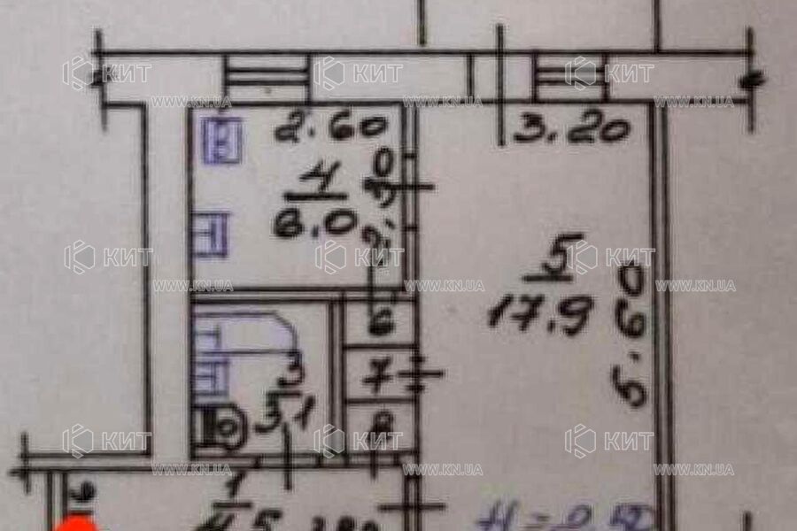 Продаж квартири Харків, Нові Дома, 32м²
