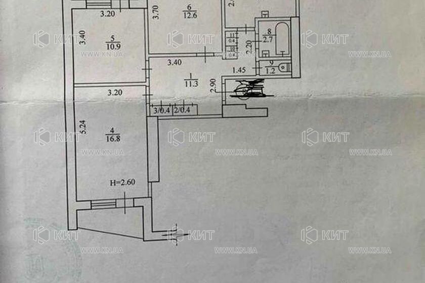 Продажа квартиры Харьков, Салтовка(Бараб.,Украина), 70м²