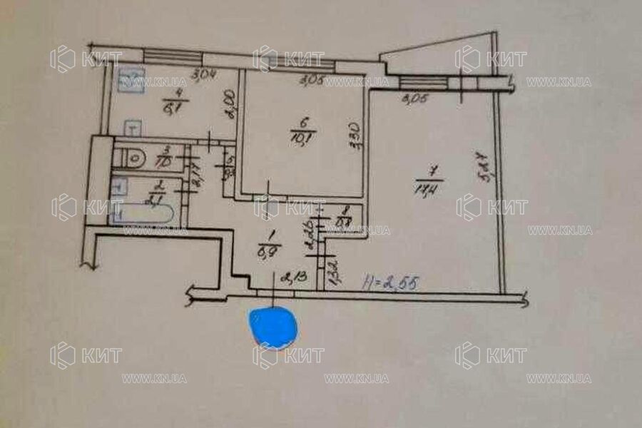 Продажа квартиры Харьков, Салтовка, 602 мрн., 45м²