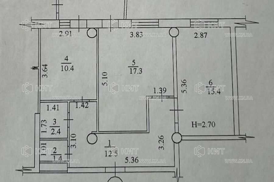 Продажа квартиры Харьков, Салтовка, 604 мрн., 61м²