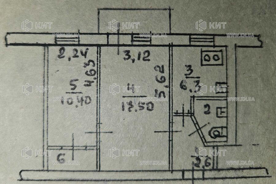Продаж квартири Харків, Нові Дома, 43м²