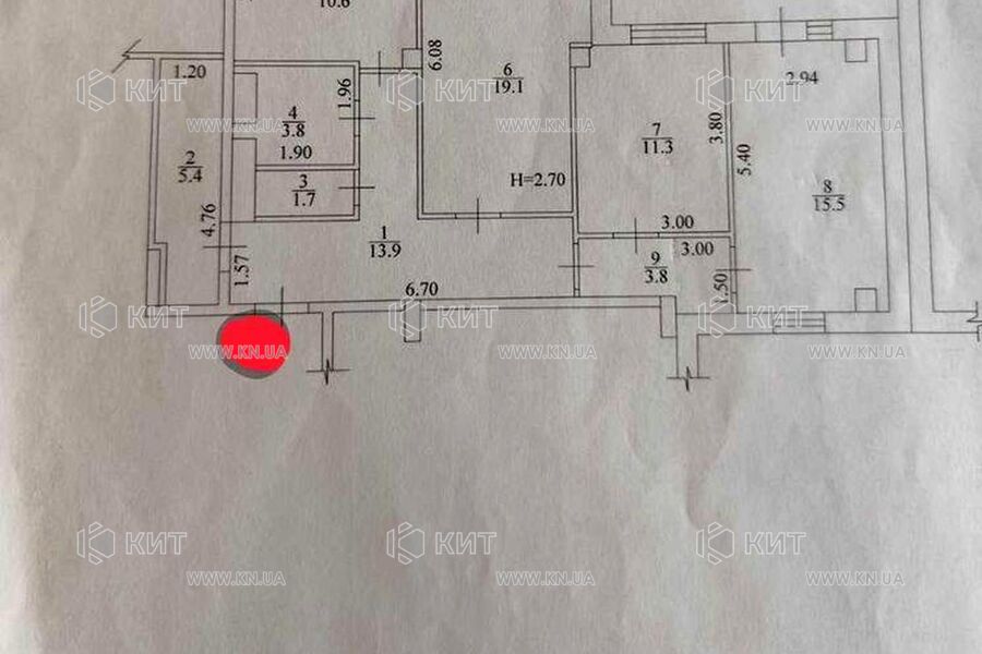 Продаж квартири Харків, Одеська, Основа, 89м²