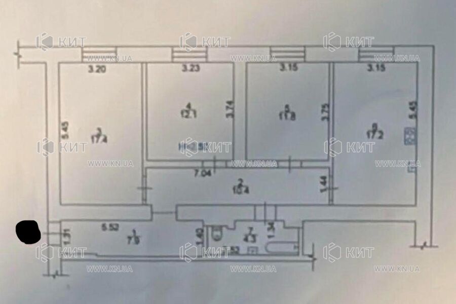 Продаж квартири Харків, Павлове Поле, 81.1м²