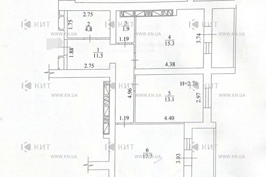 Продажа квартиры Харьков, Спортивная, Гагарина, Защитников, 70м²