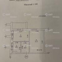 Продаж квартири Харків, ХТЗ, Рогань, 35.9м²