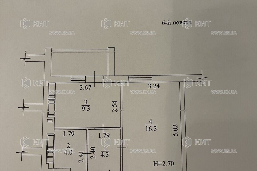 Продаж квартири Харків, ХТЗ, Рогань, 35.9м²