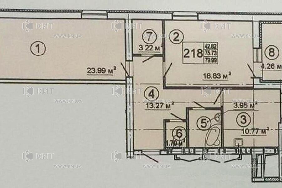 Продажа квартиры Харьков, Клочковская, 80м²