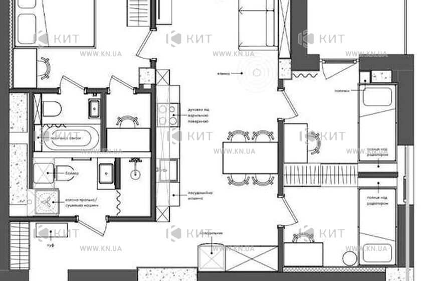 Продажа квартиры Харьков, Одесская, Основа, 65.4м²