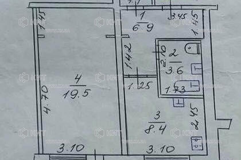Продаж квартири Харків, ХТЗ, Рогань, 41м²
