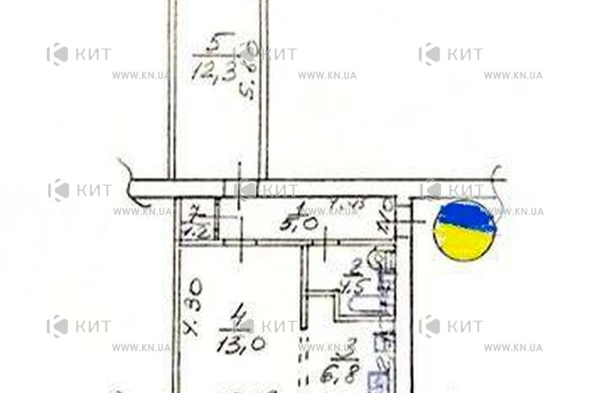 Продаж квартири Харків, Павлове Поле, 44м²