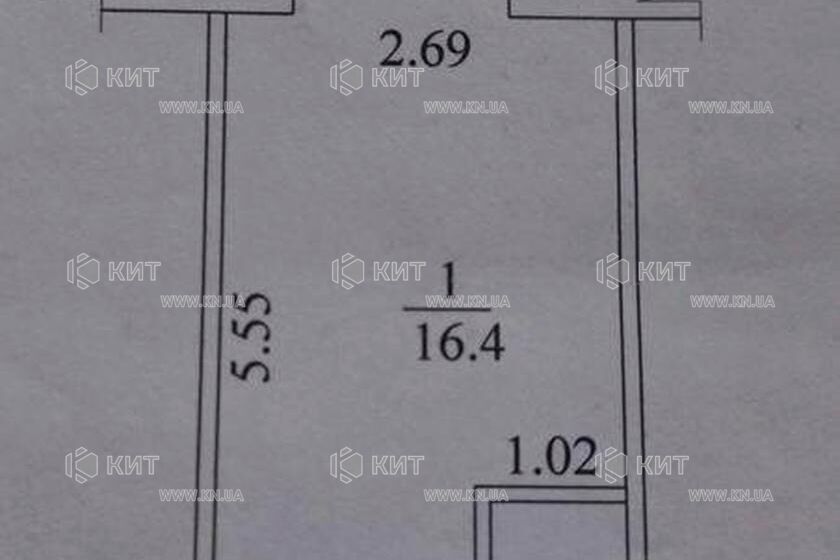 Продажа квартиры Харьков, Салтовка(Бараб.,Украина), 19м²