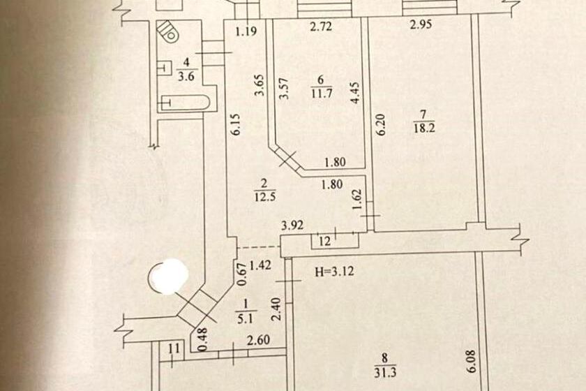 Продаж квартири Харків, Центр, 118м²