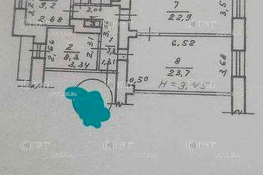 Продажа квартиры Харьков, Спортивная, Гагарина, Защитников, 77м²