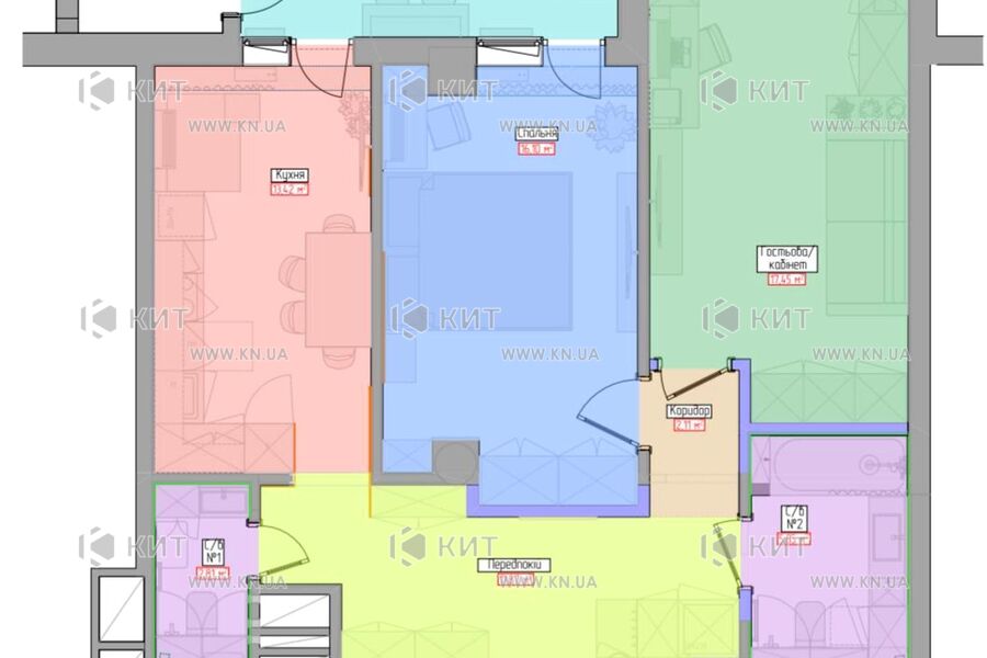 Продаж квартири Харків, Клочківська, 77м²
