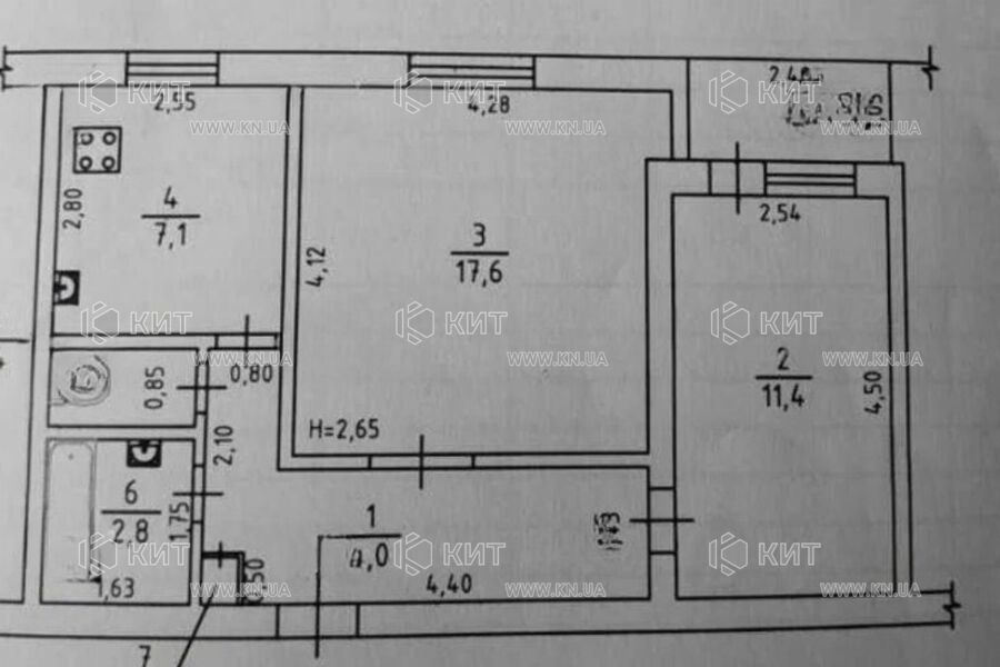 Продажа квартиры Харьков, ЮЖД, Центр. рынок, 48м²