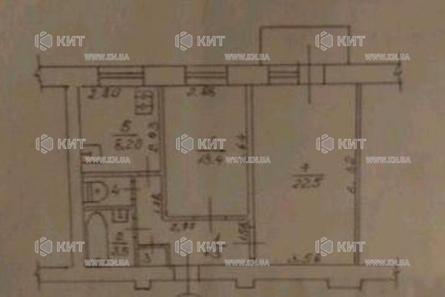 Продажа квартиры Харьков, Центр, 58м²