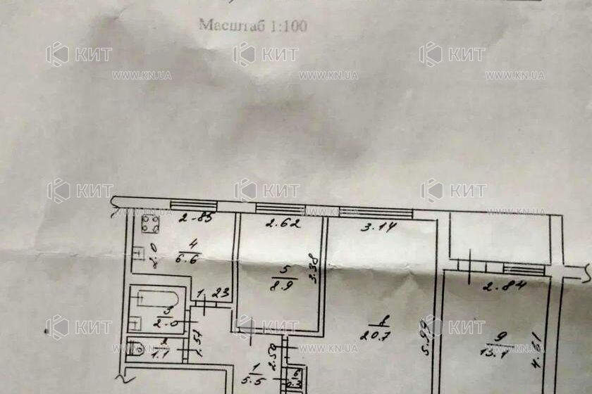 Продажа квартиры Харьков, Одесская, Основа, 61м²