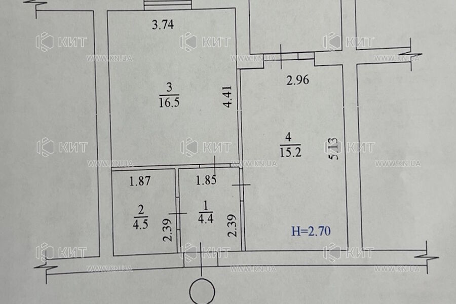 Продаж квартири Харків, Холодна Гора, 42м²