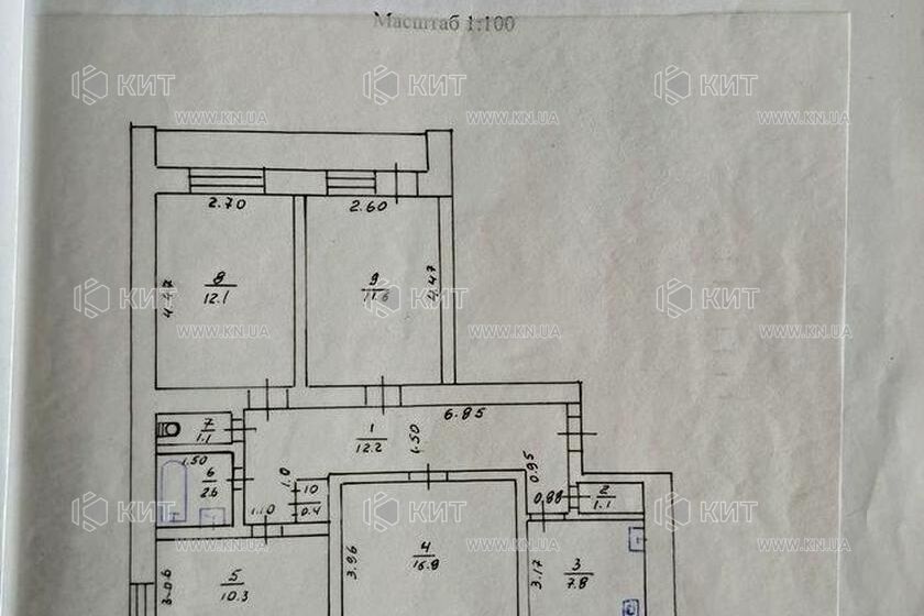 Продаж квартири Харків, Завод Шевченка, 80м²