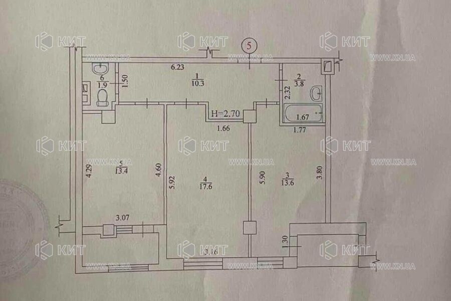 Продаж квартири Харків, Спорт.Гагар.Повст., 64.4м²