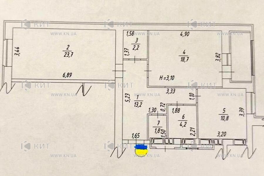 Продаж квартири Харків, Клочківська, 80м²