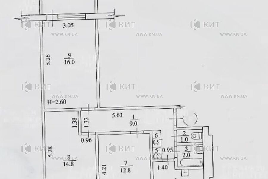 Продажа квартиры Харьков, Салтовка, 605 мрн., 65м²