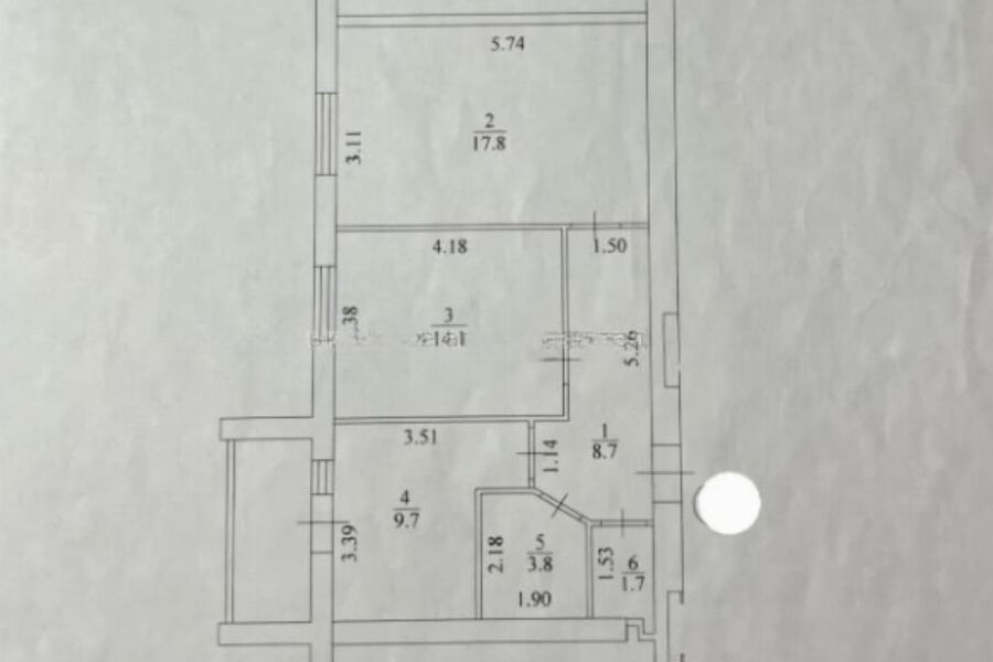 Продажа квартиры Харьков, ХТЗ, Рогань, 57.8м²