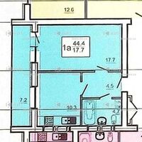 Продажа квартиры Харьков, Салтовка(Г.Труда,Студ.), 45м²