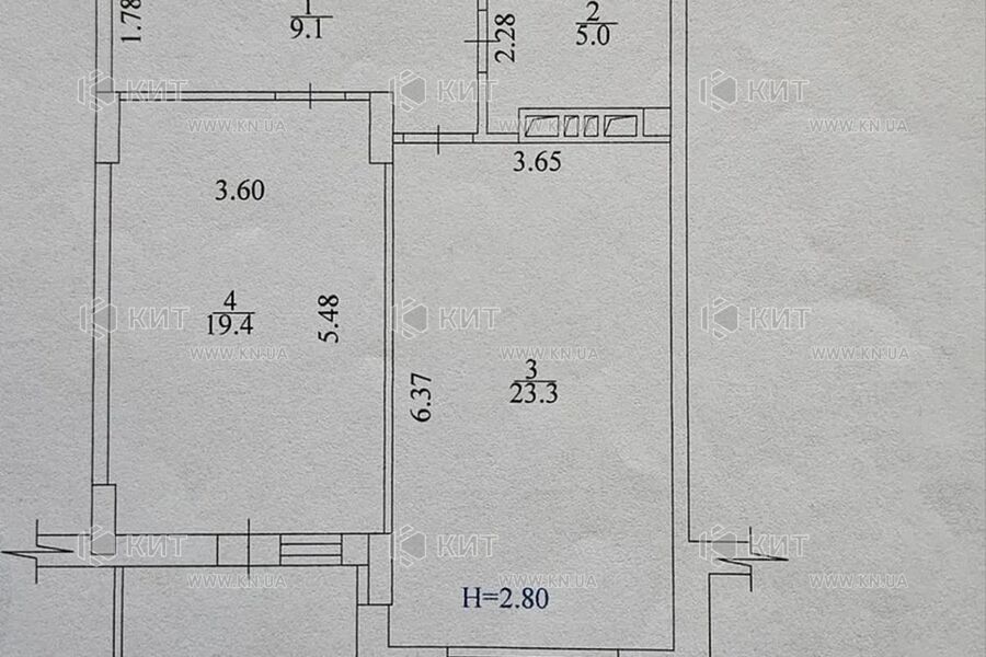 Продаж квартири Харків, Нові Дома, 58м²