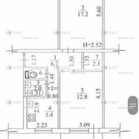Продаж квартири Харків, Салтівка, 531 мрн., 48м²
