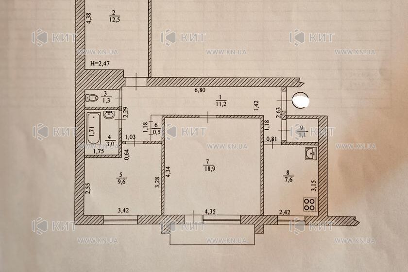 Продаж квартири Харків, Салтівка, 603 мрн., 70м²