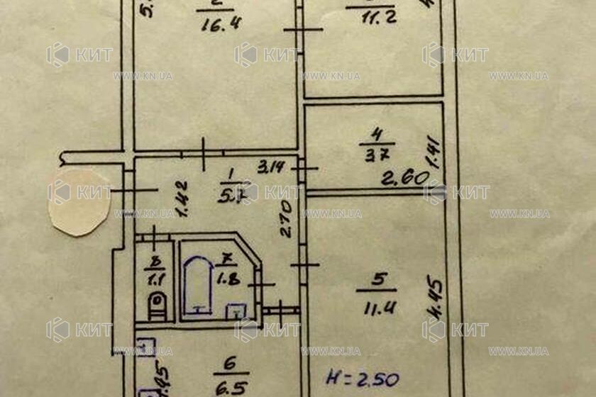 Продажа квартиры Харьков, Павлово Поле, 60м²