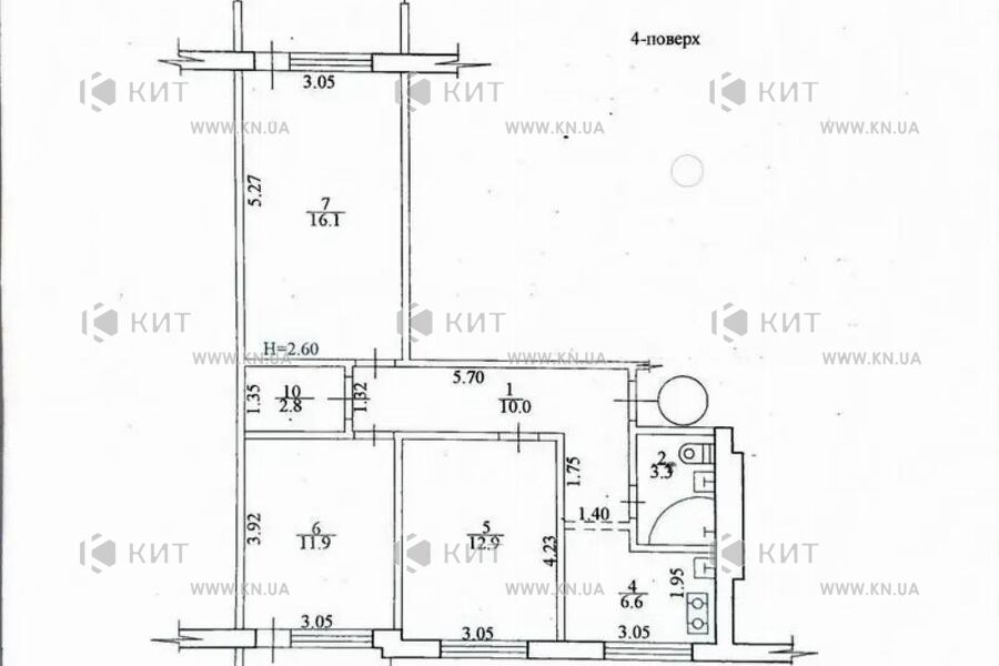 Продажа квартиры Харьков, Салтовка, 531 мрн., 65м²