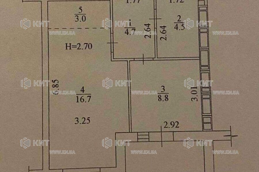 Продажа квартиры Харьков, ХТЗ, Рогань, 39.7м²