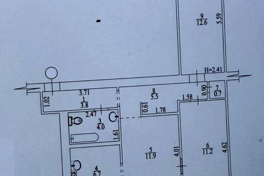 Продажа квартиры Харьков, Новые дома, 58.3м²