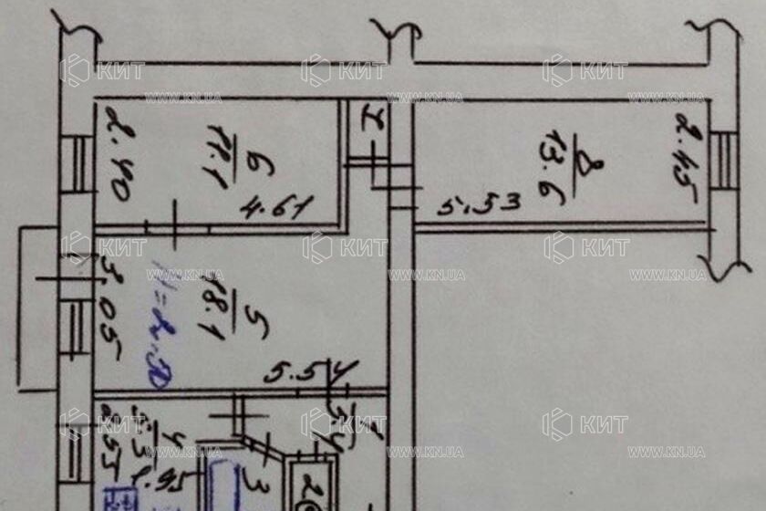 Продаж квартири Харків, Нові Дома, 58м²