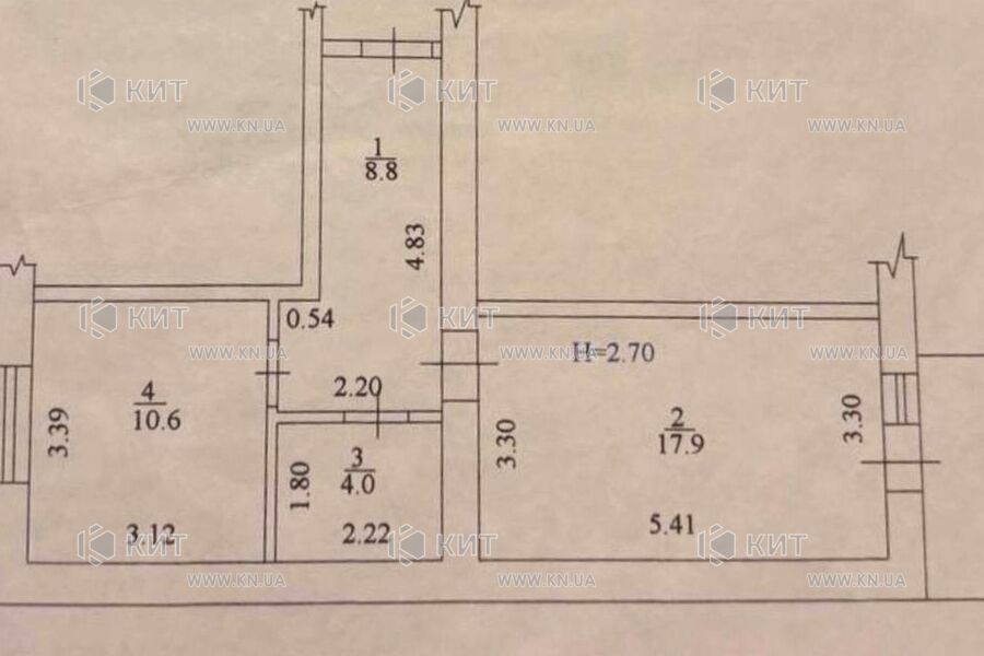 Продажа квартиры Харьков, Жуковского, Пятихатки, 42м²