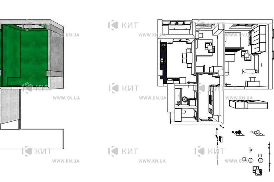 Продажа квартиры Харьков, Новые дома, 60.95м²