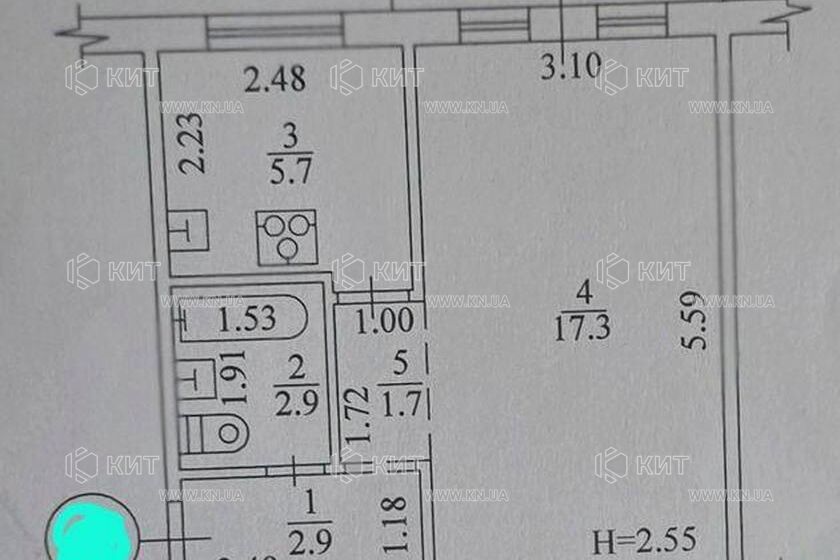 Продажа квартиры Харьков, ХТЗ, Рогань, 32м²