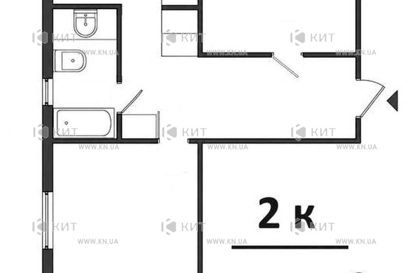 Продаж квартири Харків, ХТЗ, Рогань, 49м²