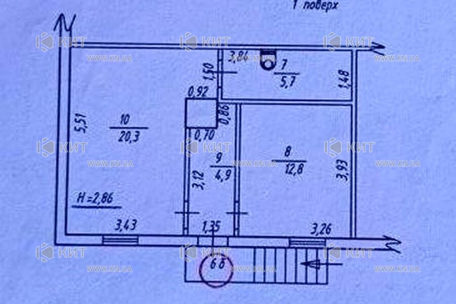 Продажа квартиры Харьков, ЮЖД, Центр. рынок, 44м²